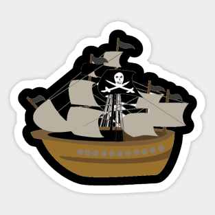 Sailing shirt Sticker